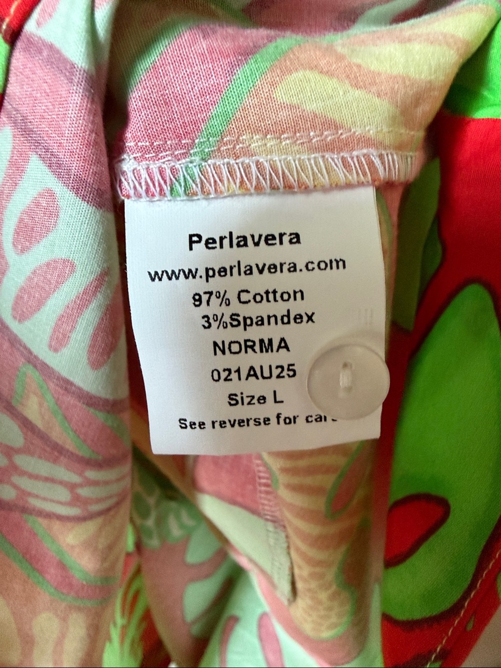 Perlavera 97% Cotton Dress. New w tags . Sustainable Brand. - Picture 8 of 9